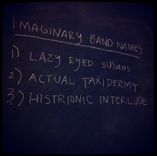 imaginary band names